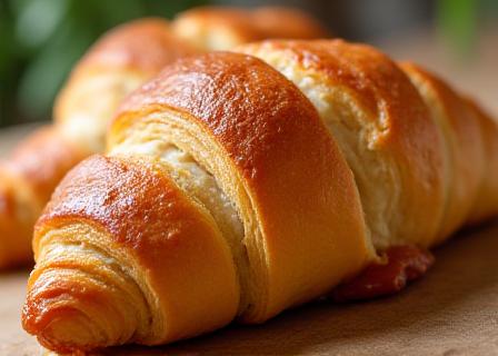 Cornetti vegani con marmellata biologica