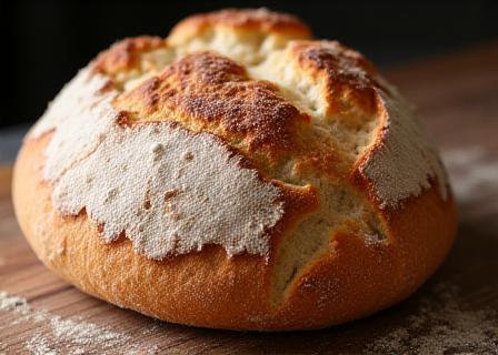 Pane artigianale romano fresco