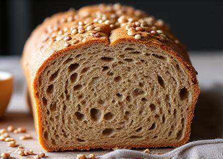Pane integrale con semi e cereali